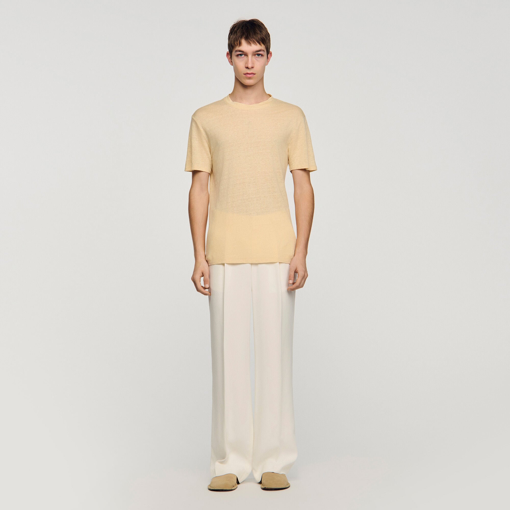 Certified linen T-shirt