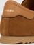 Leather and suede low-top sneakers