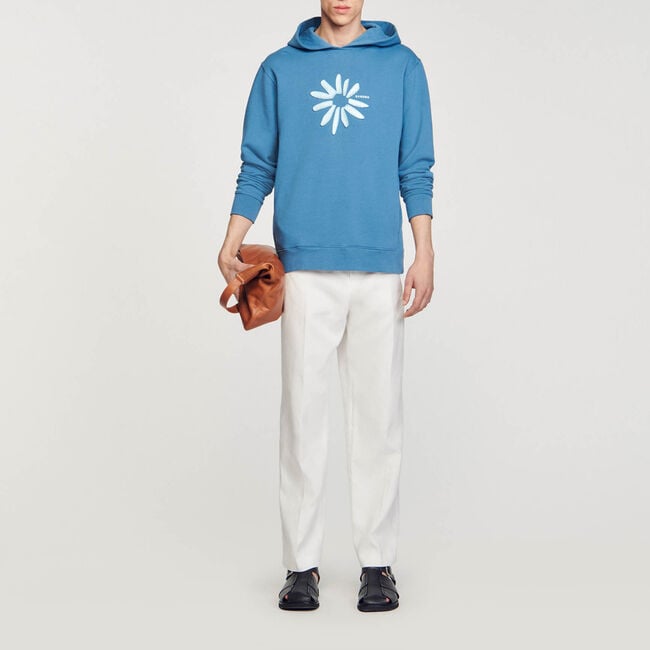 Cotton flower hoodie