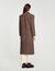 Long-sleeved button coat