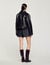 Distressed leather jacket