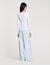 Ribbed sweater with Tunisian collar