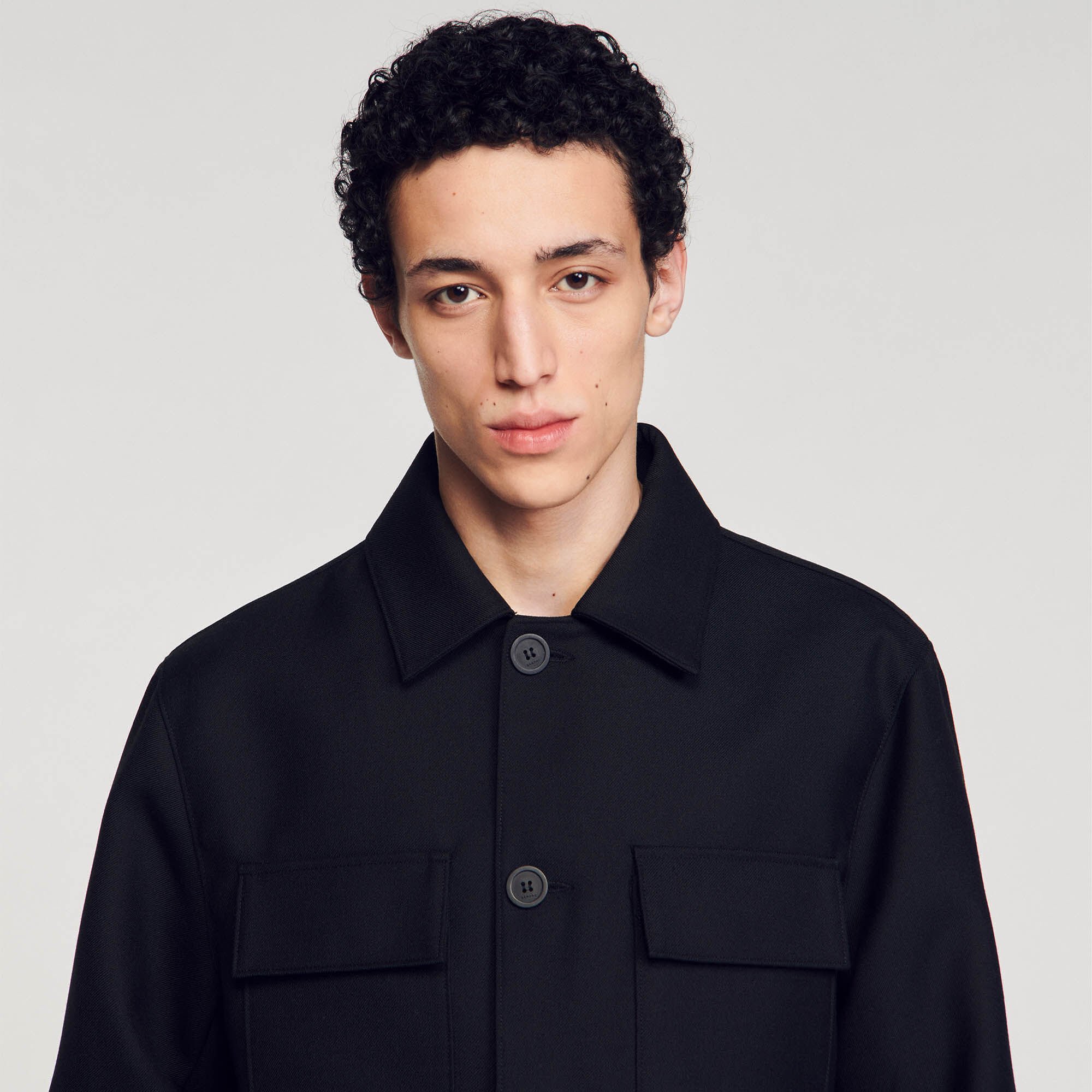 Buttoned oversized shirt