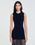 Fringed knit dress