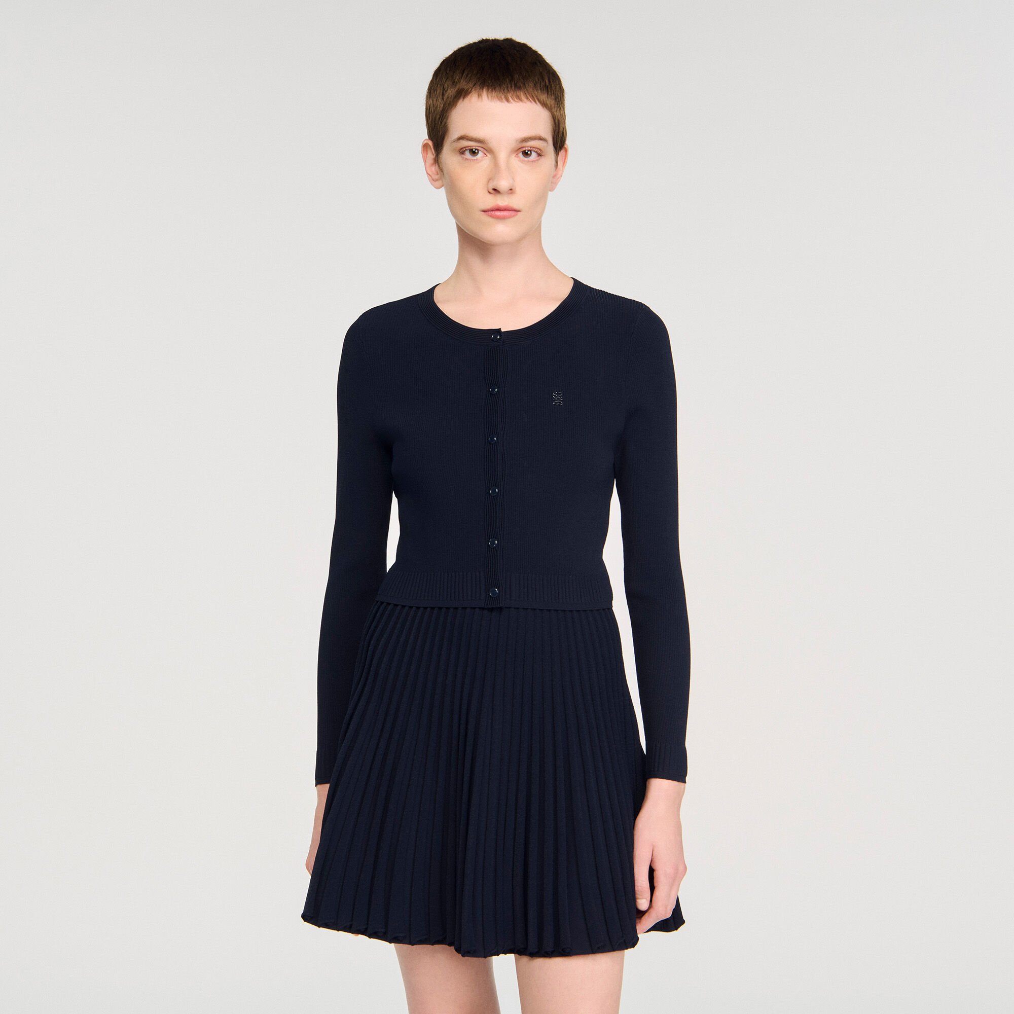 Polo shirt with decorative buttons
