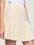 Mini tweed pleated skirt