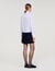 Mini dress with dual materials Mini dress with dual materials