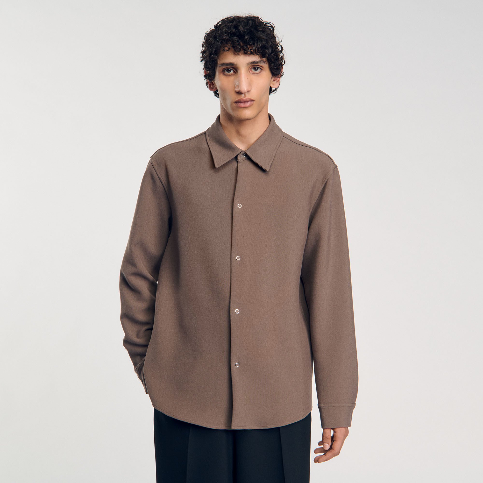 Long-sleeved jersey shirt