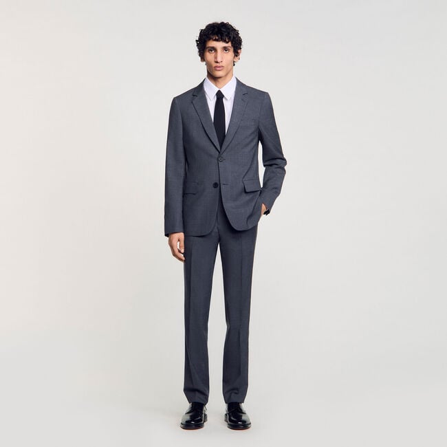 Wool suit jacket