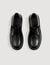 Glazed leather loafers