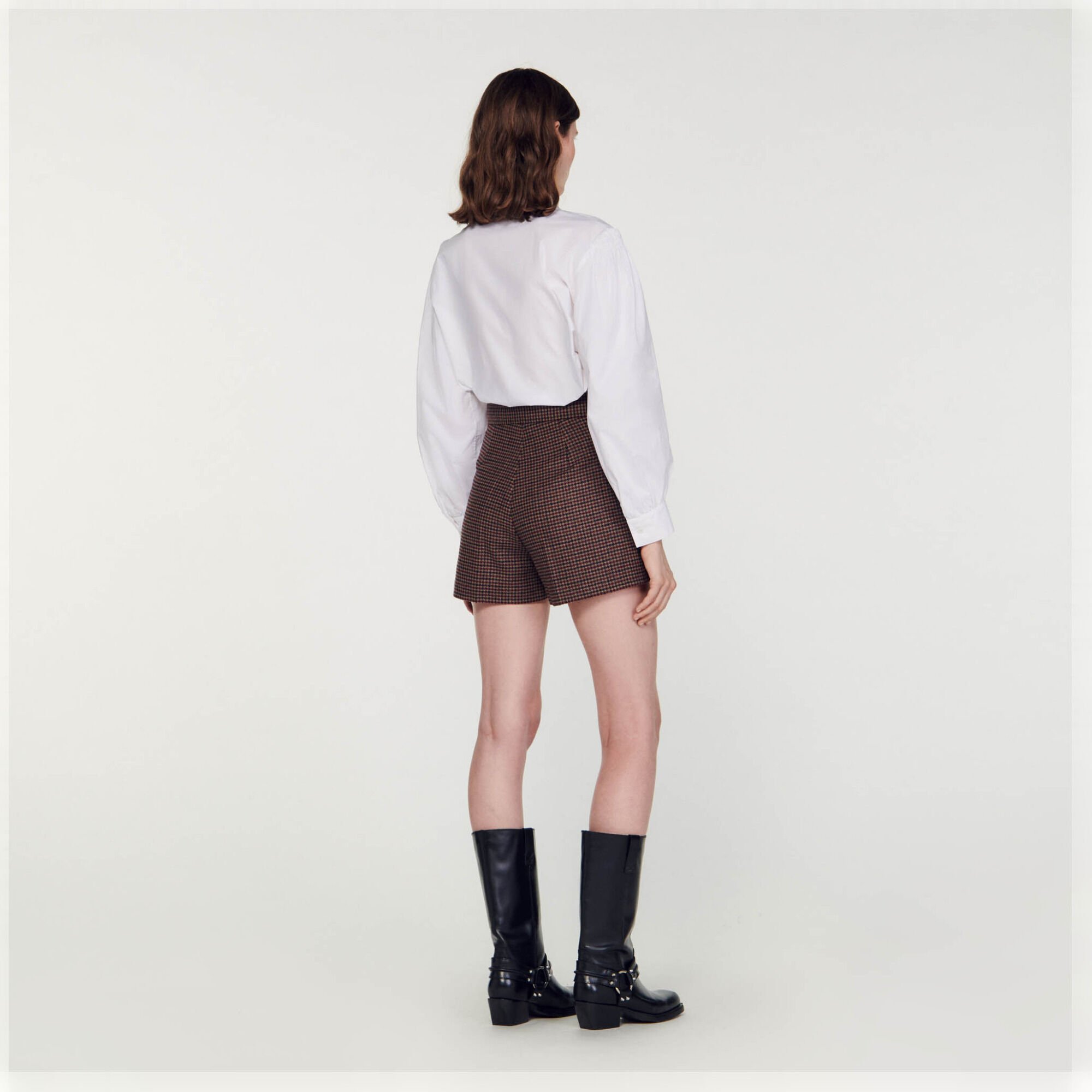 Houndstooth shorts 