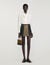 Mini checked pleated skirt