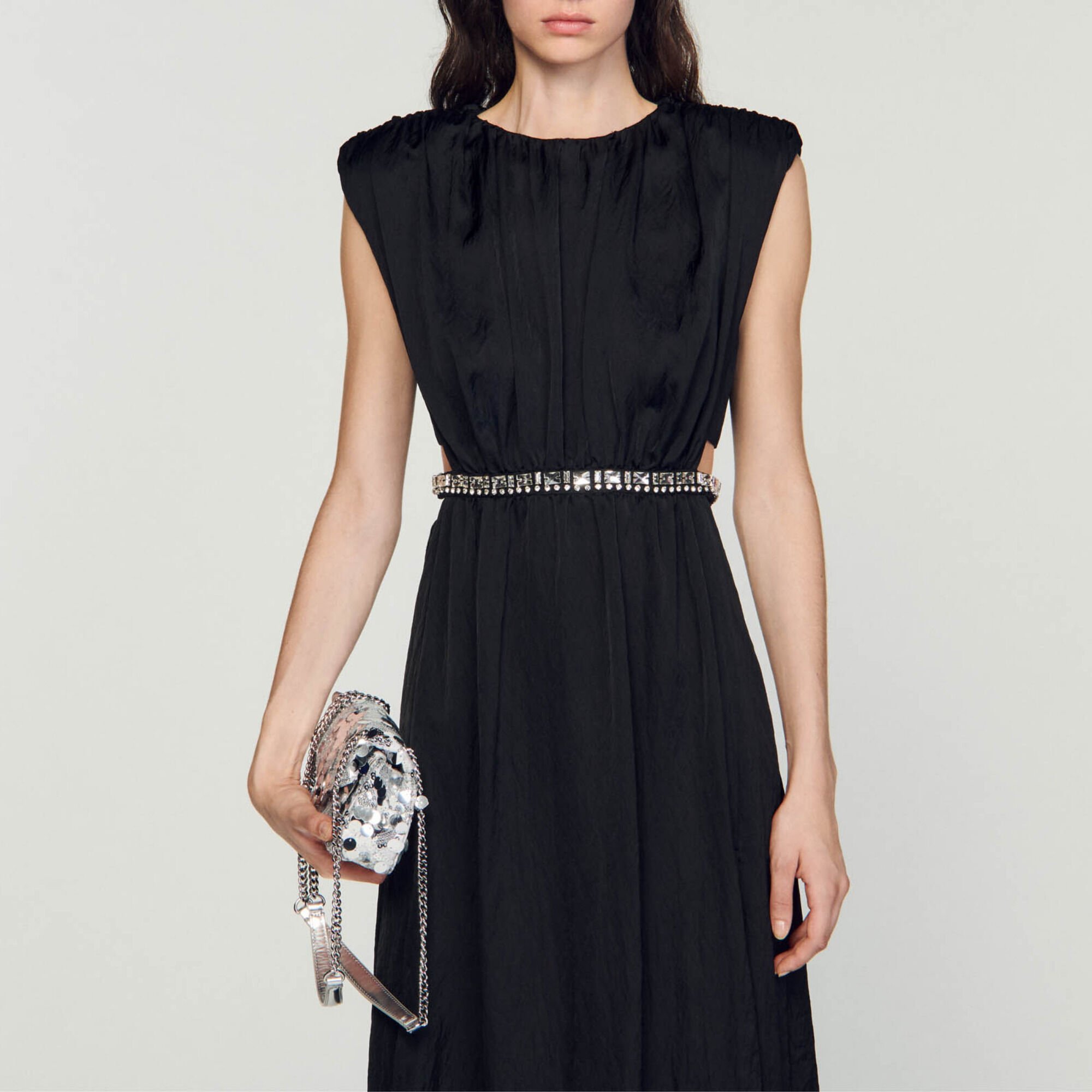 Jewelry-style maxi dress 