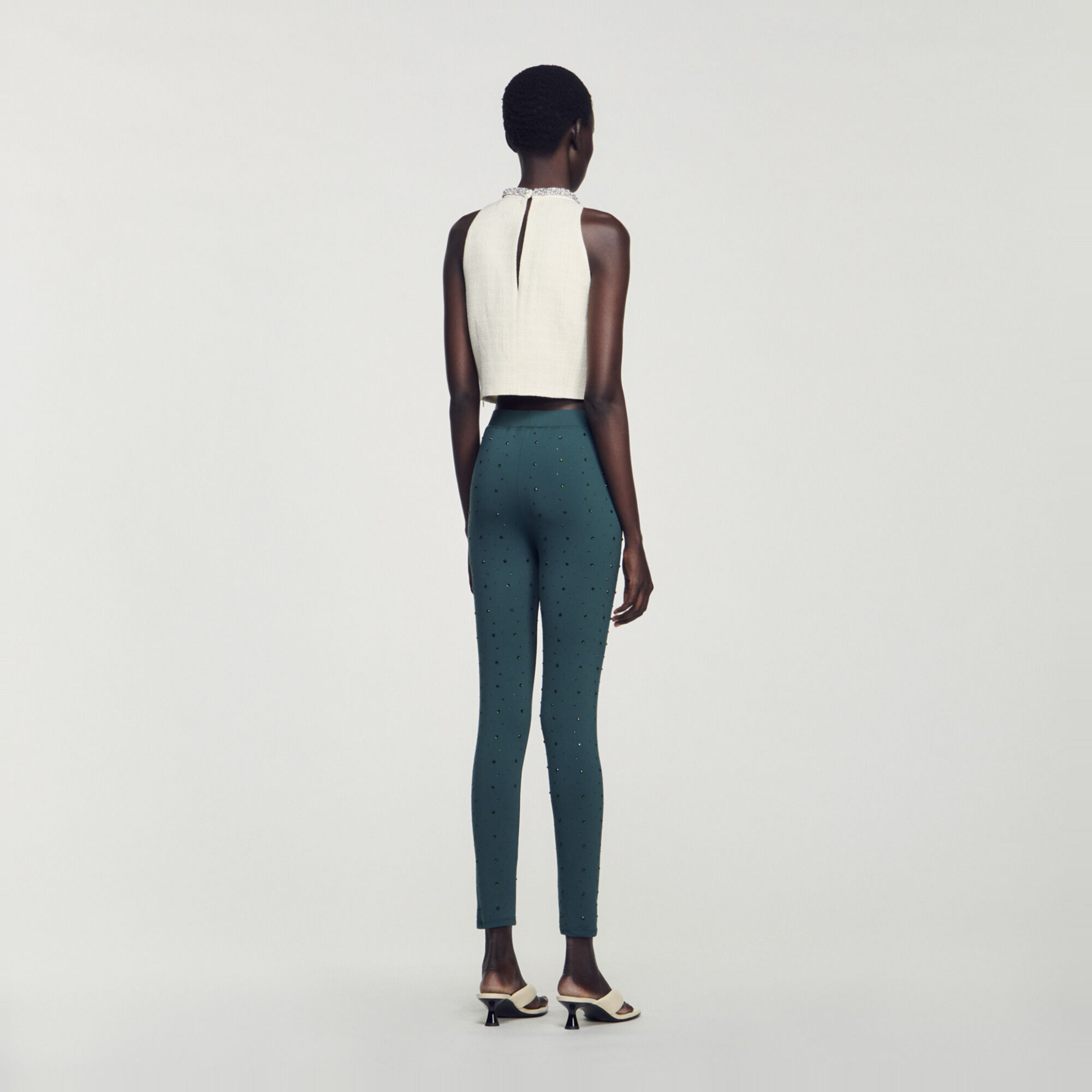 Rhinestone leggings
