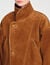Oversized suede jacket