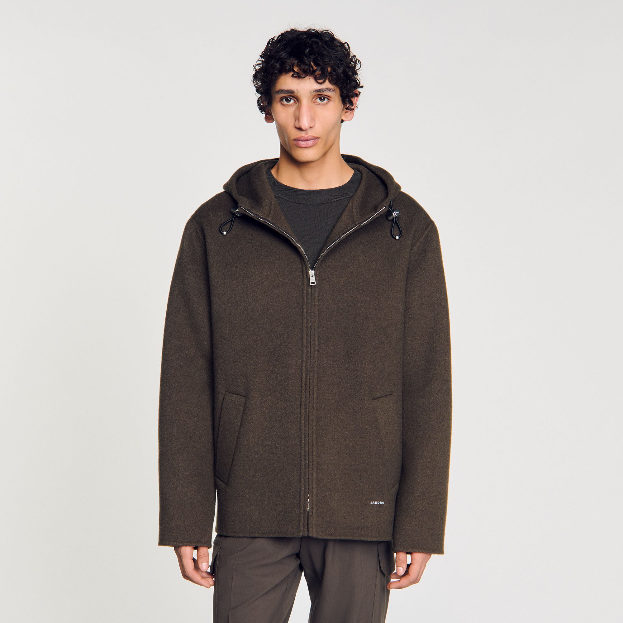 Hooded windbreaker