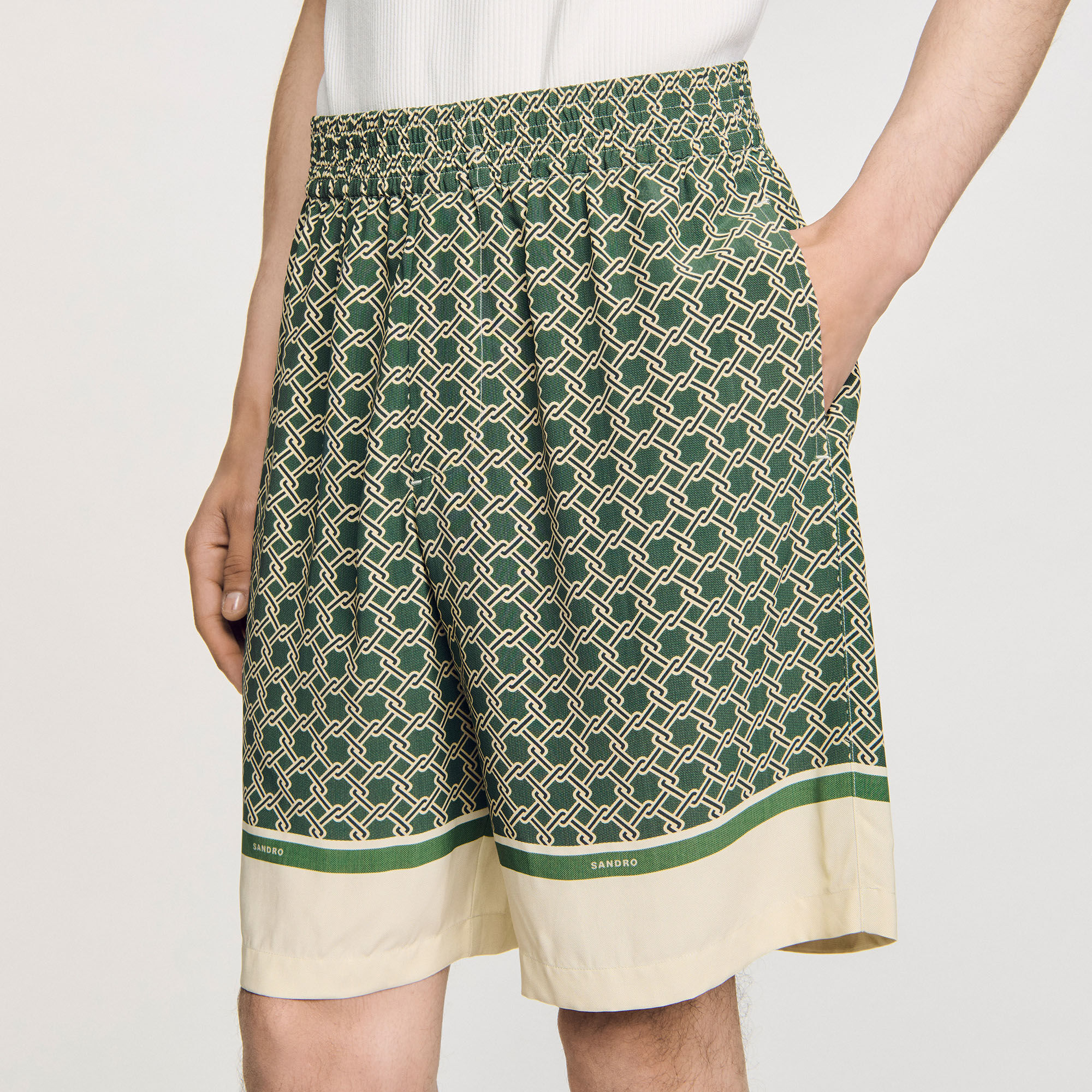 【SCENERITY】Felix pigment Bermuda pants SCENERITY】Felix pigment Bermuda pants パンツ・ボトムス