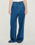 Wide-leg rhinestone jeans