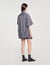 Oversized striped rhinestone