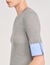 Sweater with contrast short sleeves