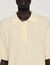 Waffle-texture cotton polo