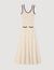 Pointelle knit dress