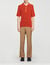 Terry knit polo shirt