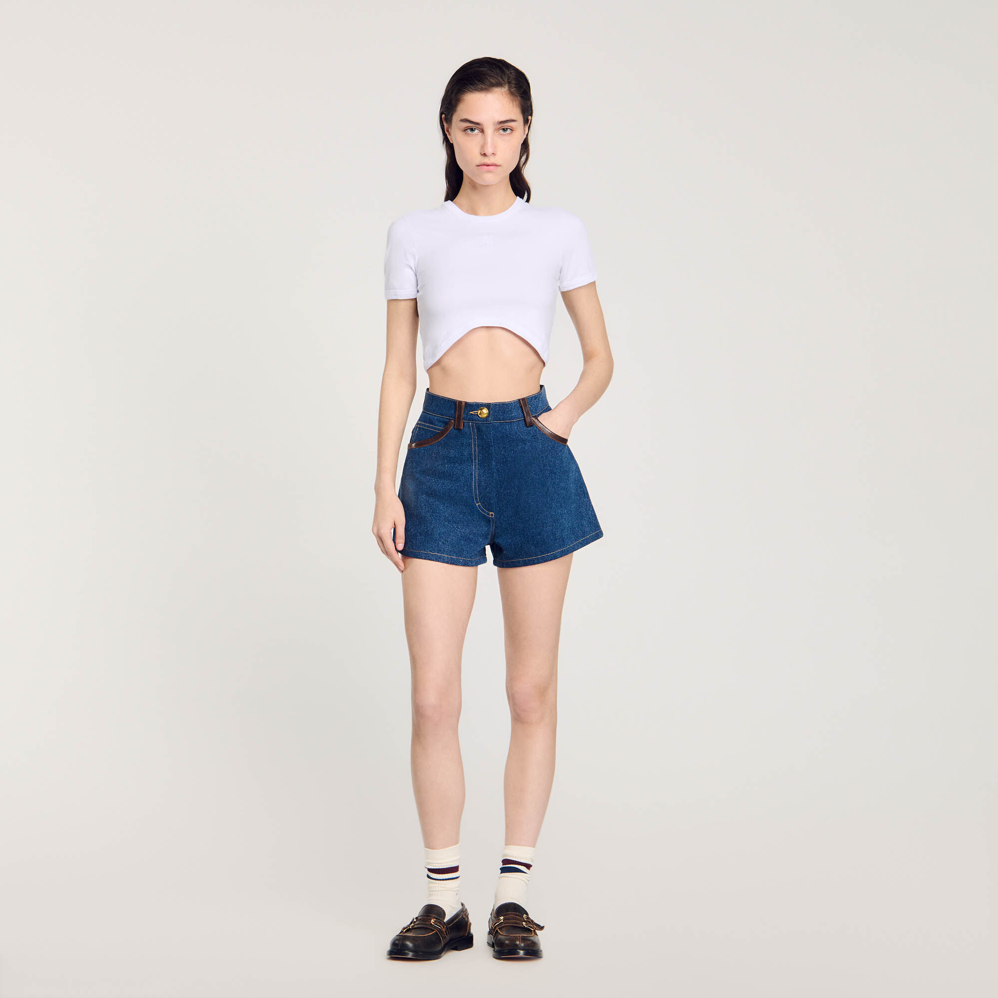 Sandro tops sale clearance