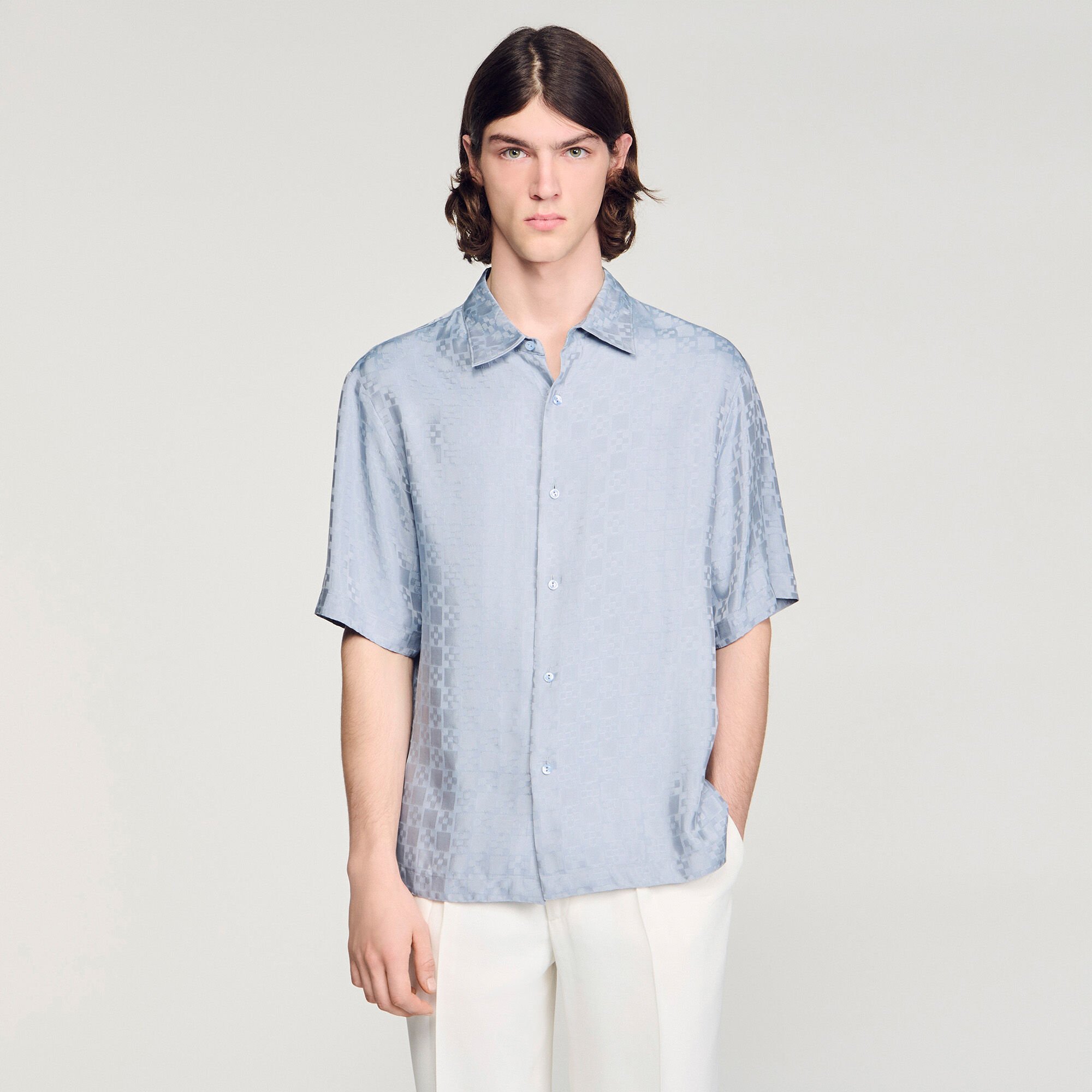 Square Cross loose-fit shirt