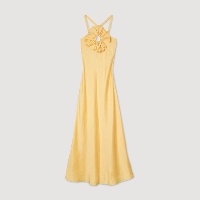 Ruffled maxi dress