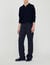 Knitted polo sweater