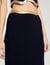 Long knitted skirt with chain detail