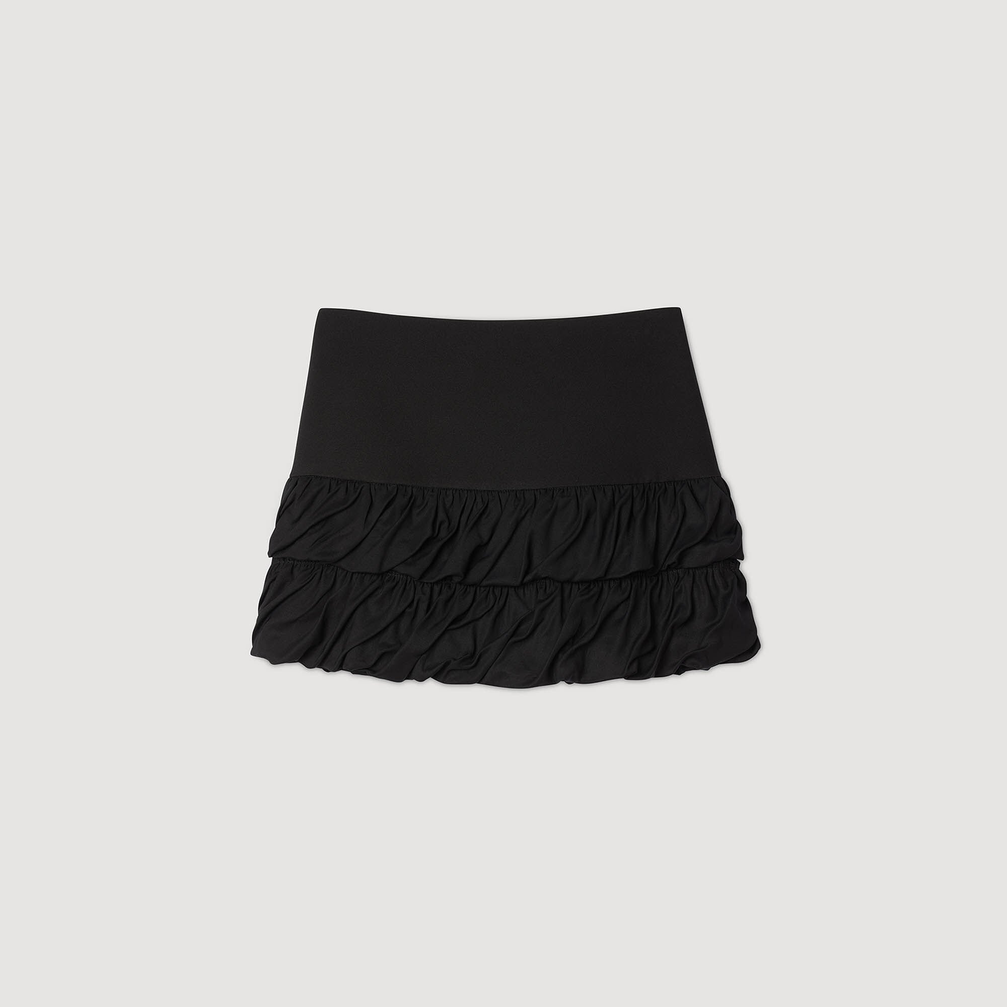 Mini ruffled skirt