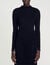 Long, gathered knit dress