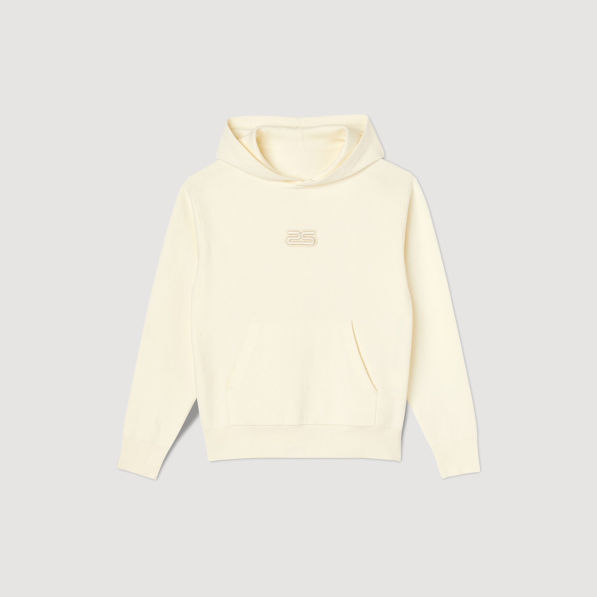 Knit hoodie