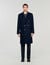 Double-breasted wool coat