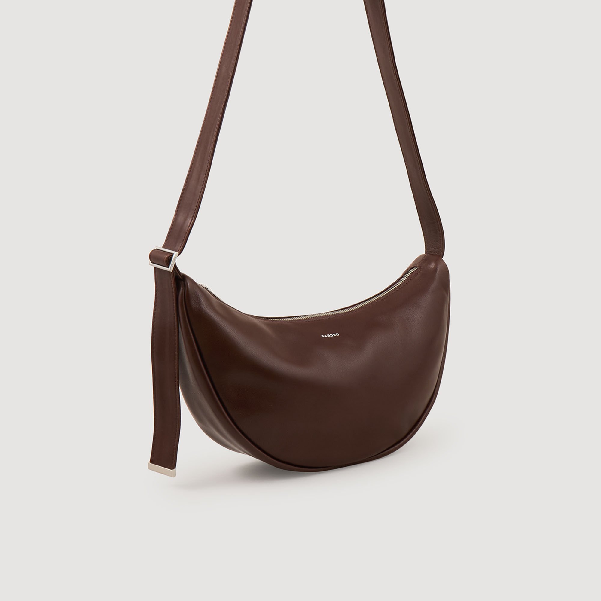 Small leather hobo bag