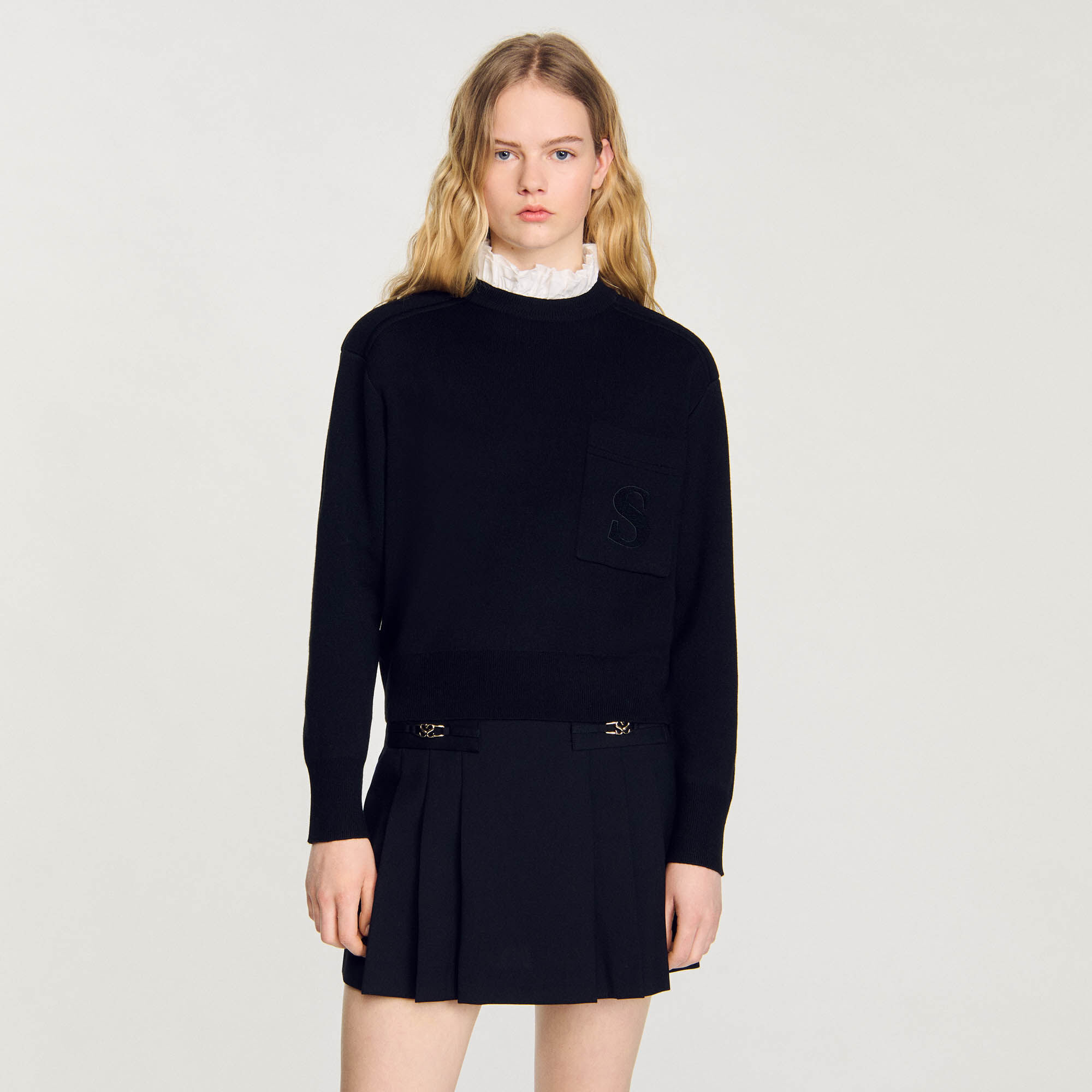 90S CELINE PARIS VNECK KNIT