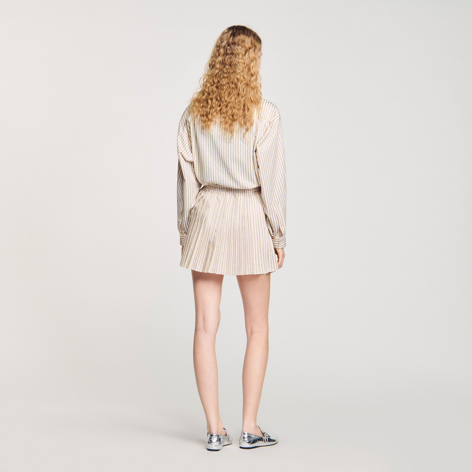 【海外限定】Sandroコットンスカート☆Stripe-Print Pleated Str SANDRO Official Site | Spring / Summer Collection 2025