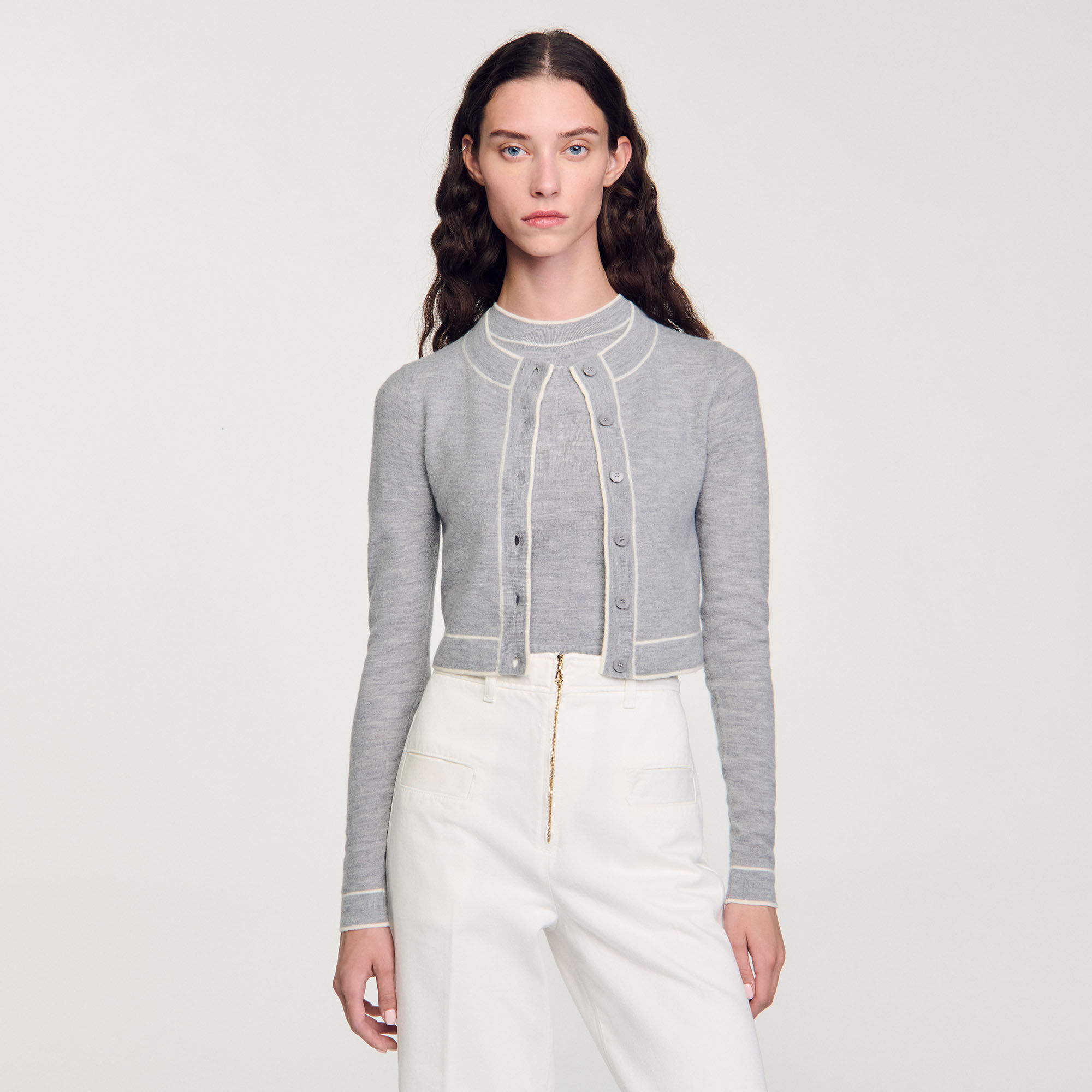 Cropped cardigan