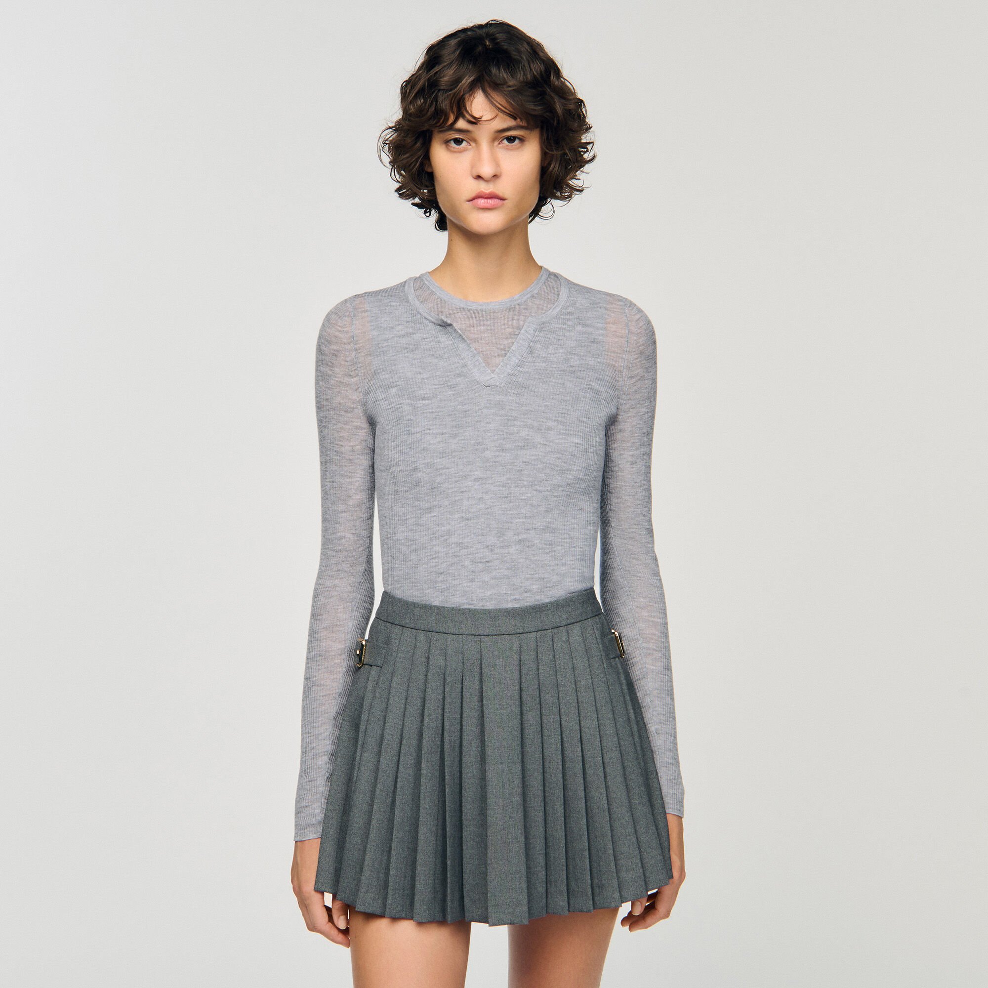Wool Layered Effect Sweater