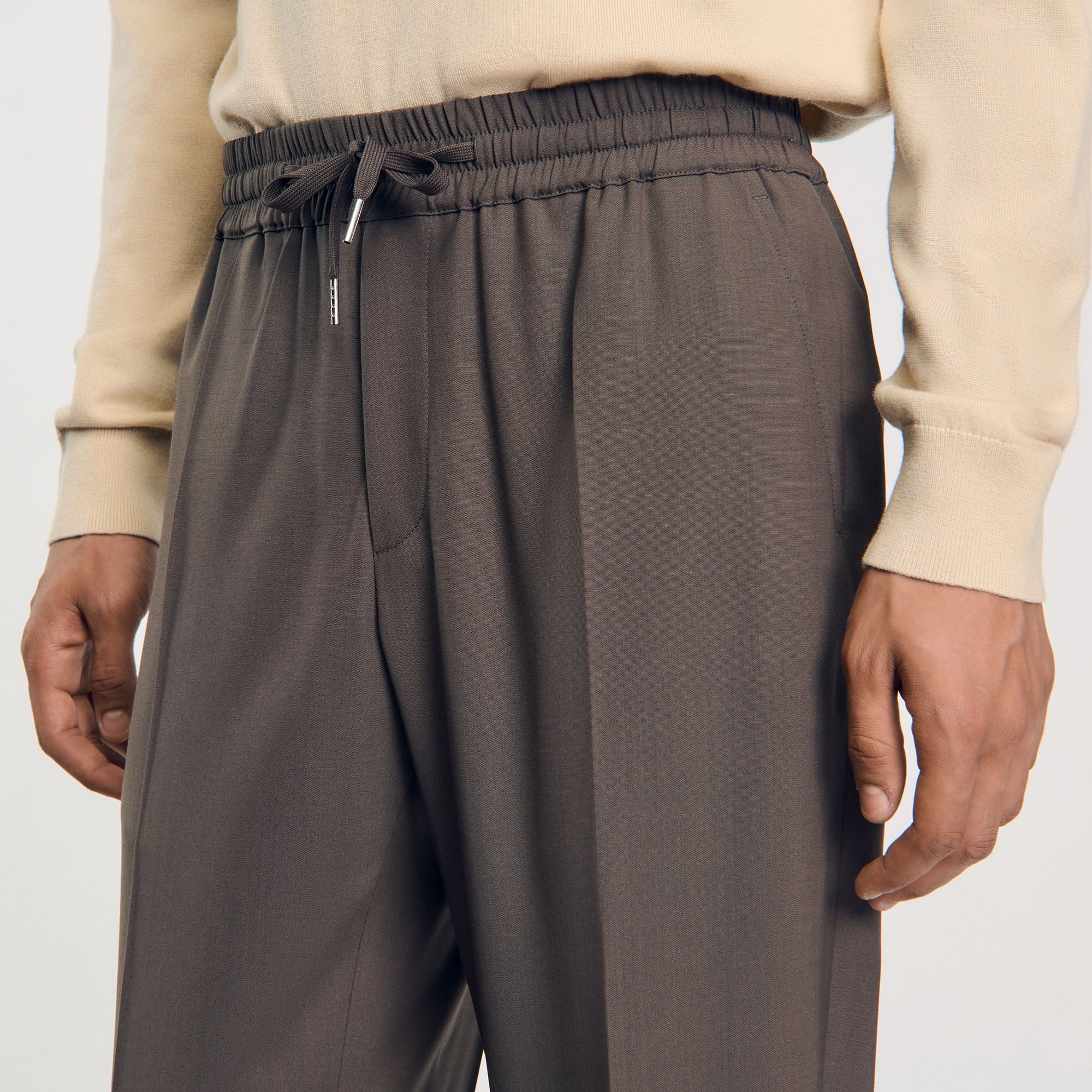 Elasticated waist trousers