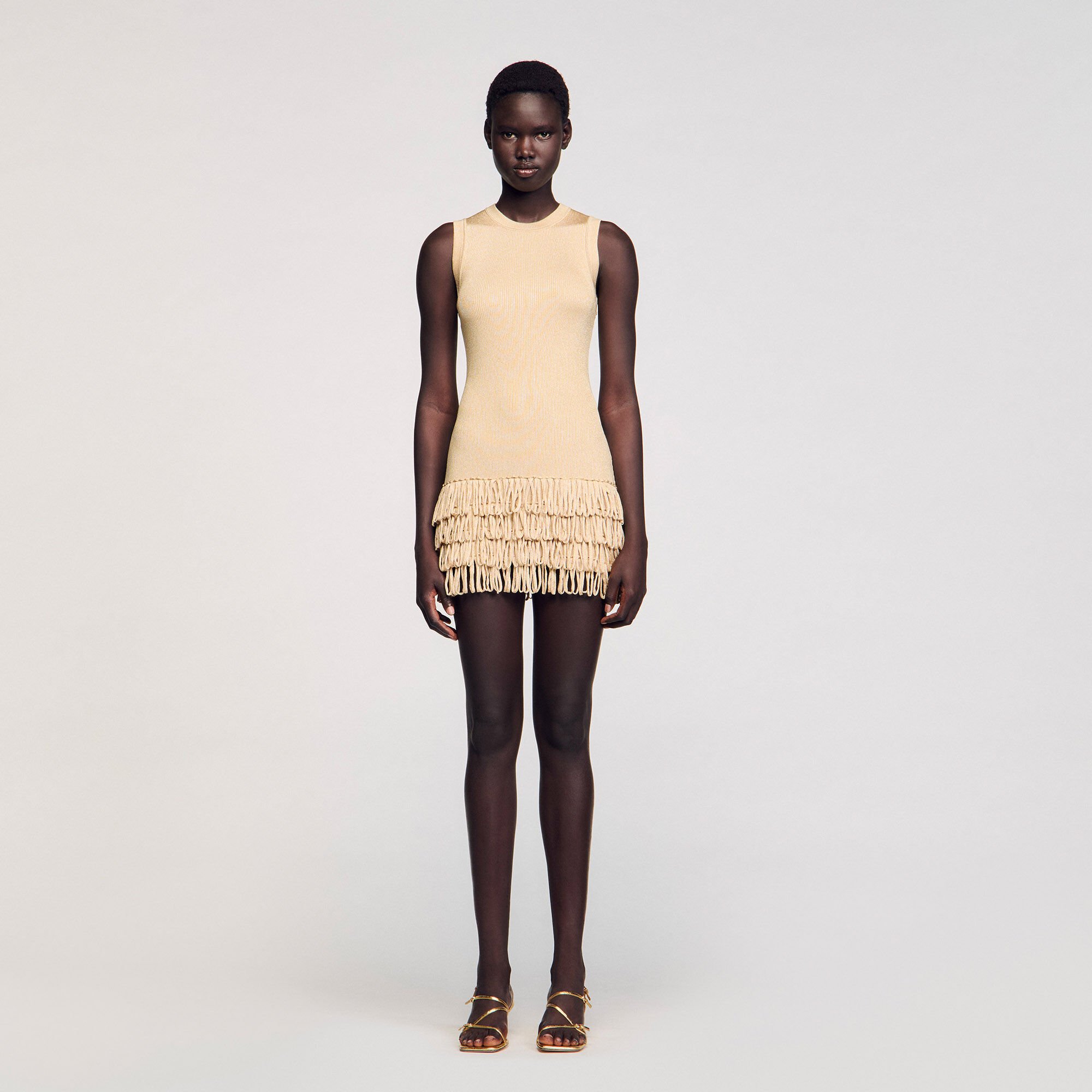 Mini knit dress
