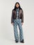 Starry denim overshirt jacket