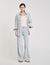 Jeans with rhinestone stripes