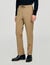 Elasticated straight-leg trousers