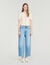 Ruffled rib knit shirt