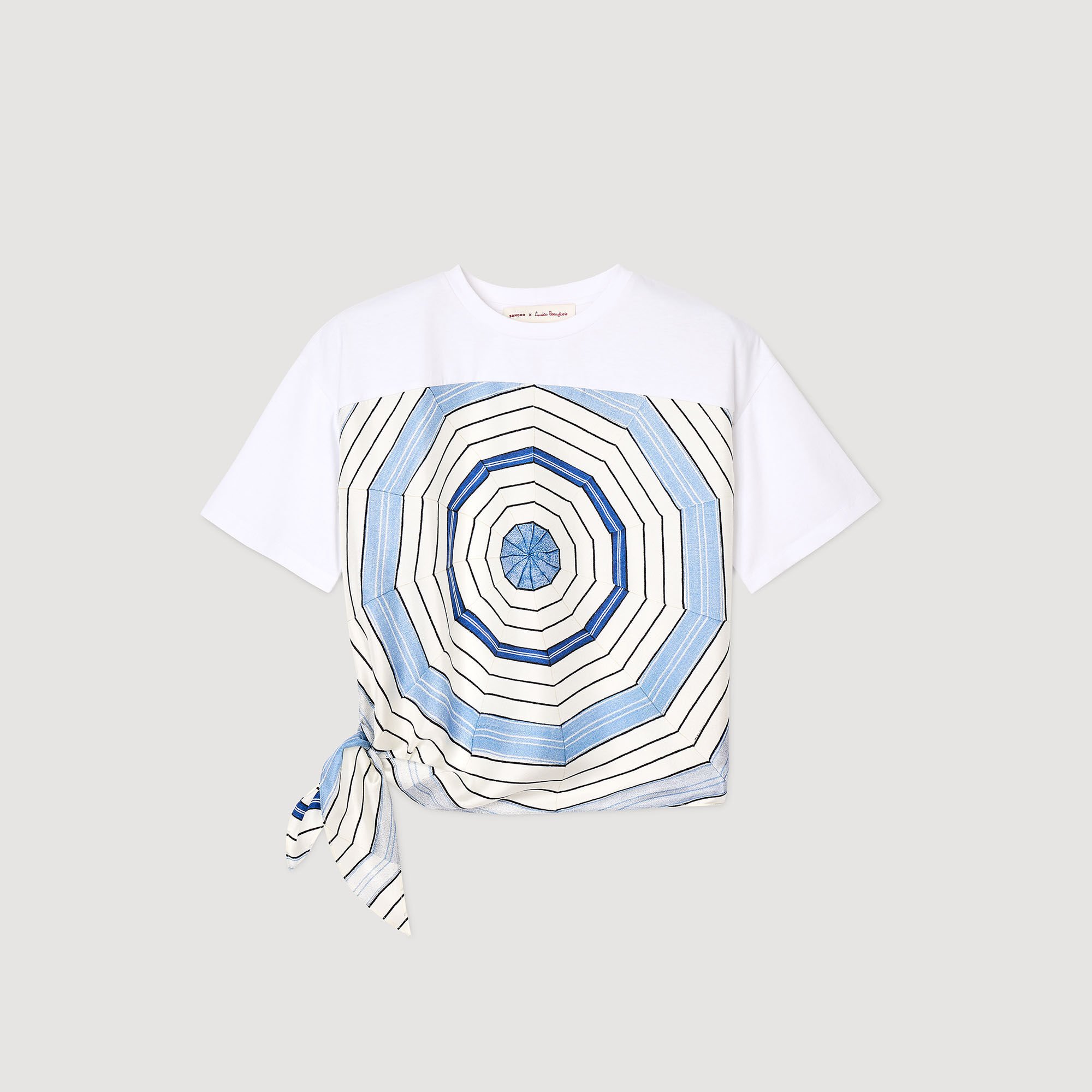 Spiral print T-shirt