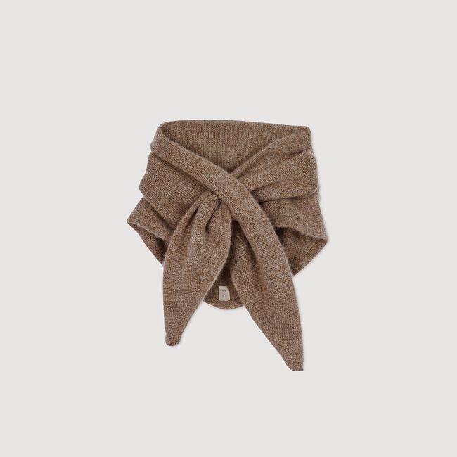 Wool and cashmere scarf