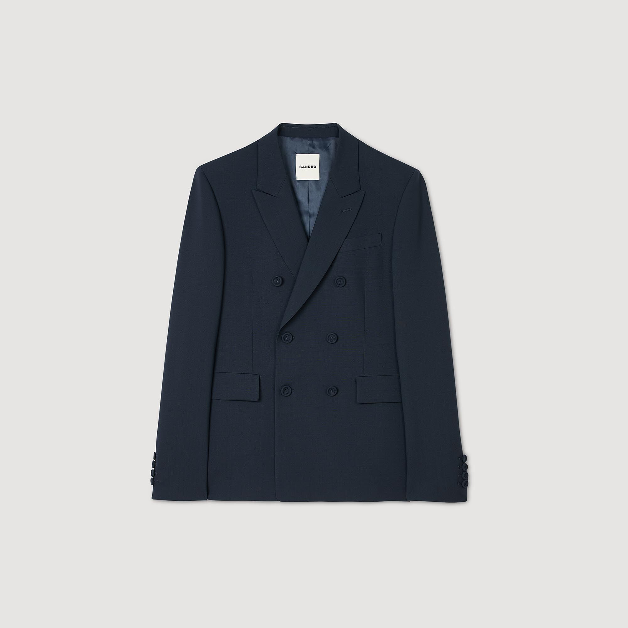 Double-breasted suit jacket